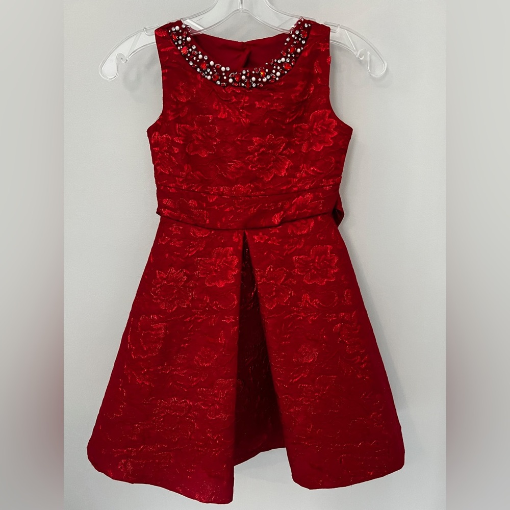 Rare Additions Red Dress Size 8